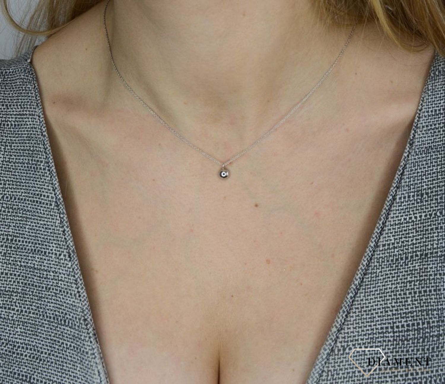 Naszyjnik srebrny półkulka Dall'Acqua C RM 21009.jpg